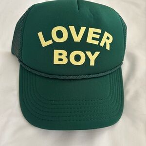 "LOVER BOY" Pine Trucker Hat